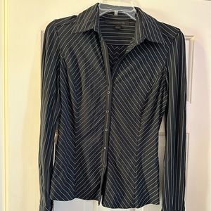 Women's ExpressDesign Studio Black with White Strips